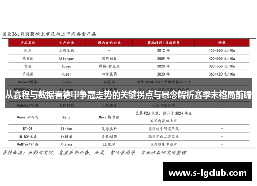 从赛程与数据看德甲争冠走势的关键拐点与悬念解析赛季末格局前瞻